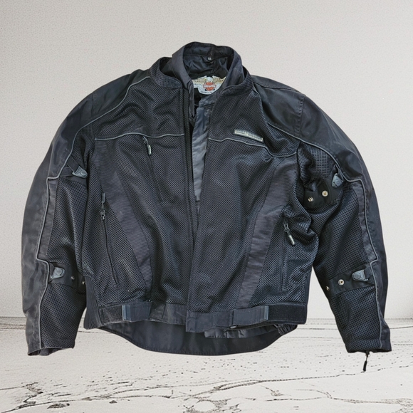 Harley-Davidson Black 2 In 1 Riding Jacket - Picture 1 of 8